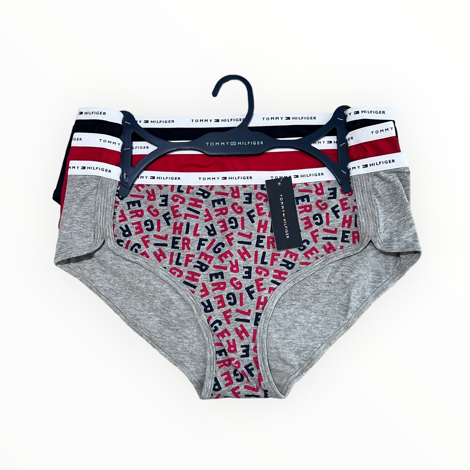 Tommy Hilfiger Panties 3-Pack Hipster, Size: Medium