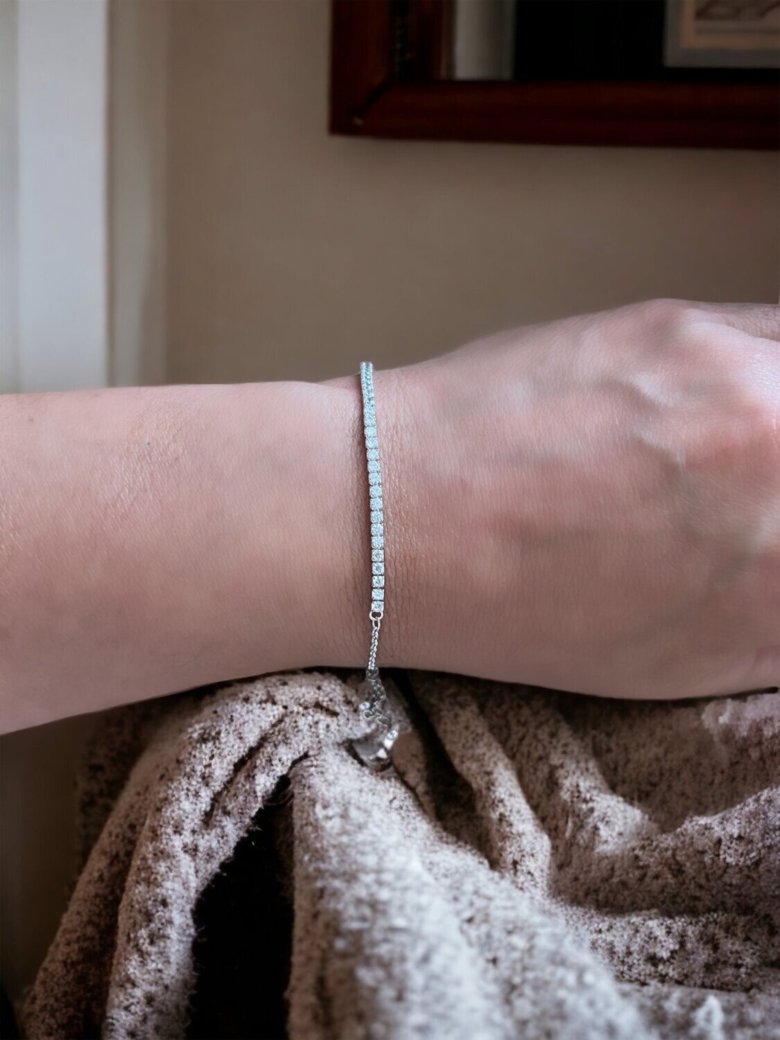 Bracelet Tennis S925 Silver Austria Crystals