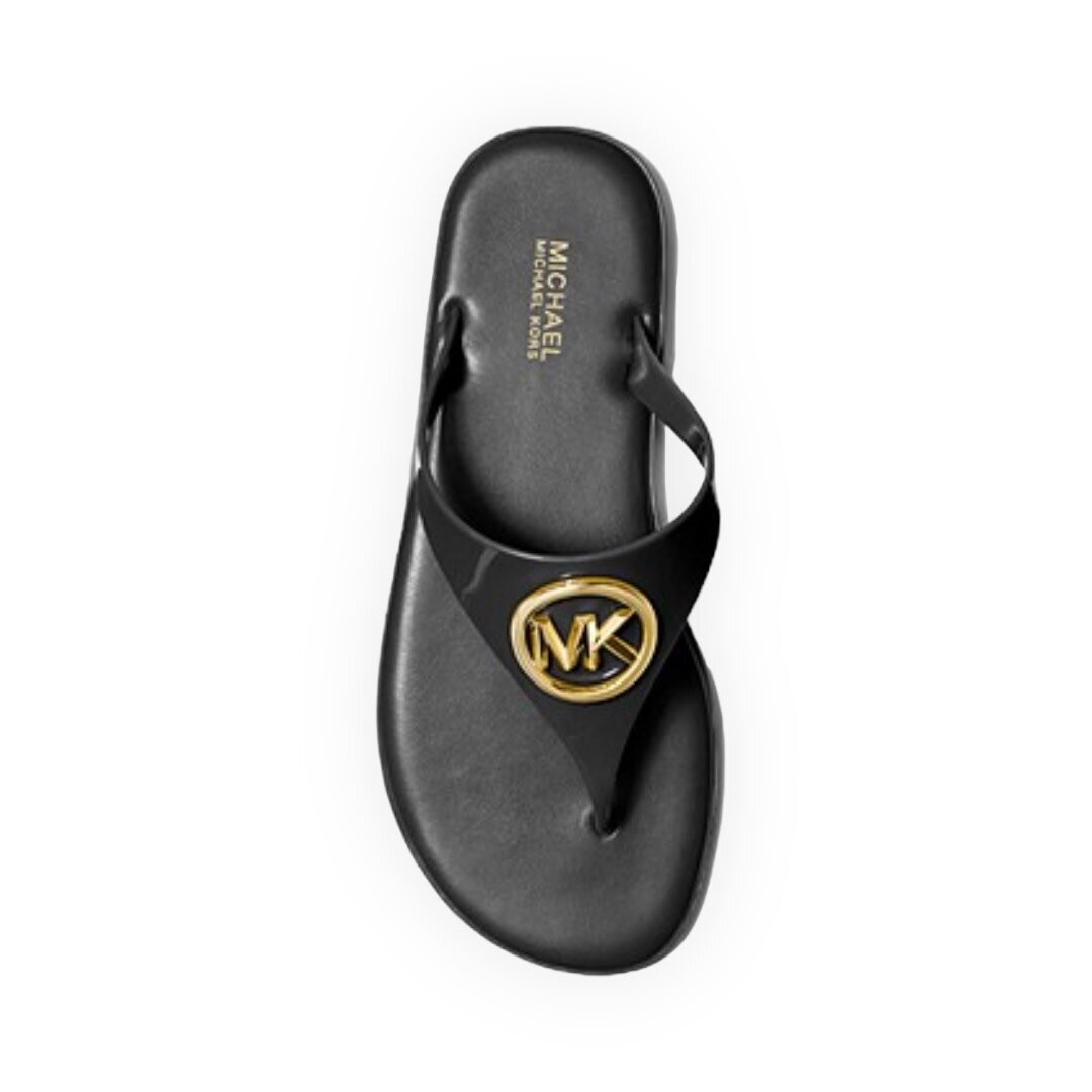 Michael Kors  Carmen PVC Jelly Sandal, Color: Black, Size: 7