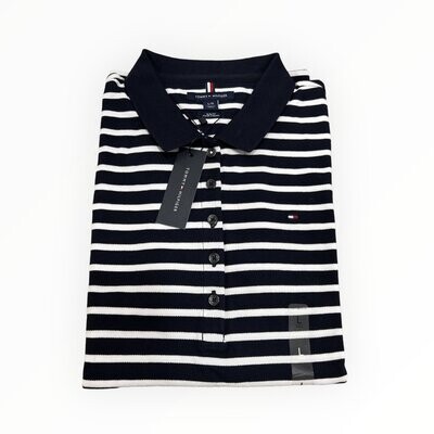Tommy Hilfiger Heritage Striped Polo Shirt Short Sleeves 