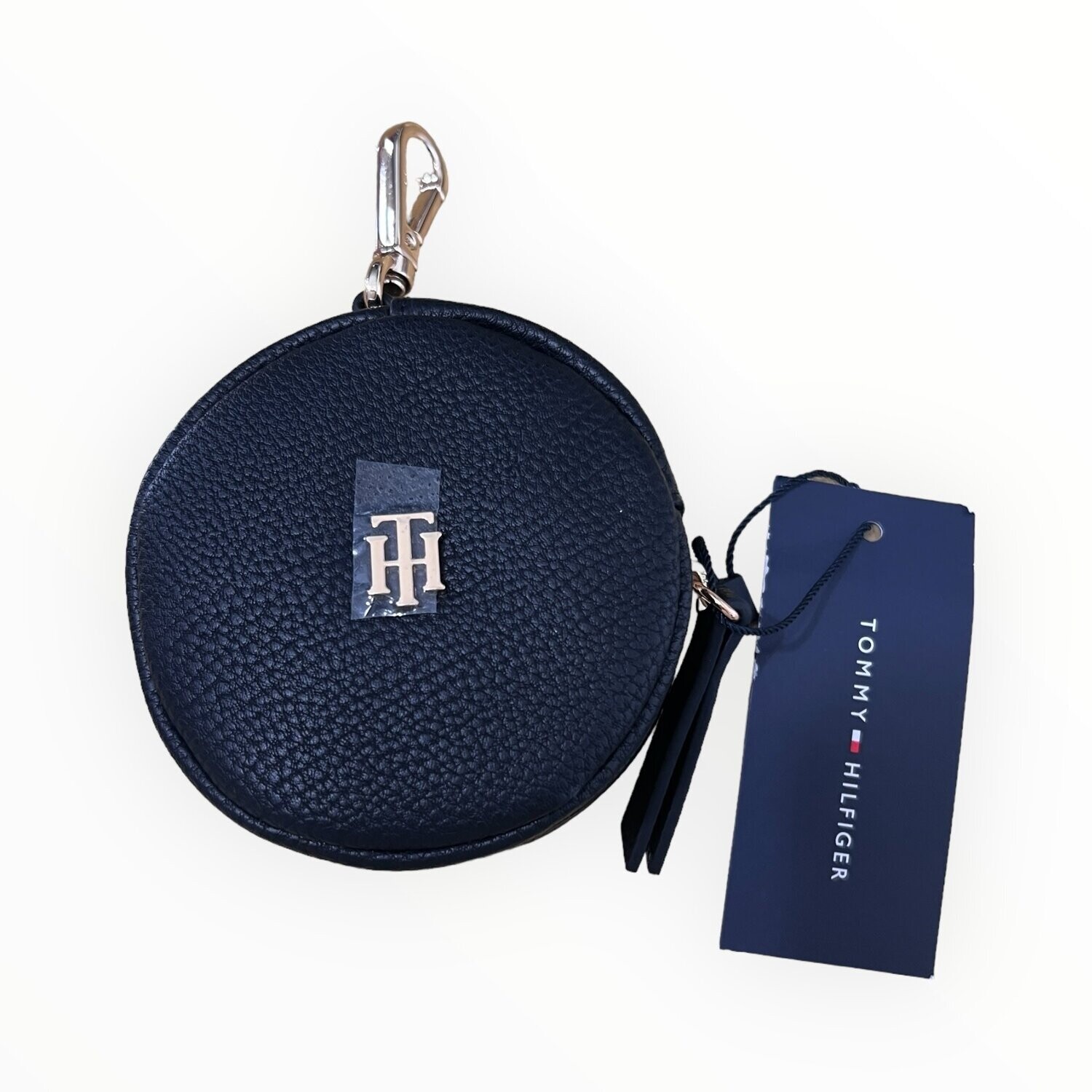 Tommy Hilfiger Coin Purse Round with Zip, Color: Black