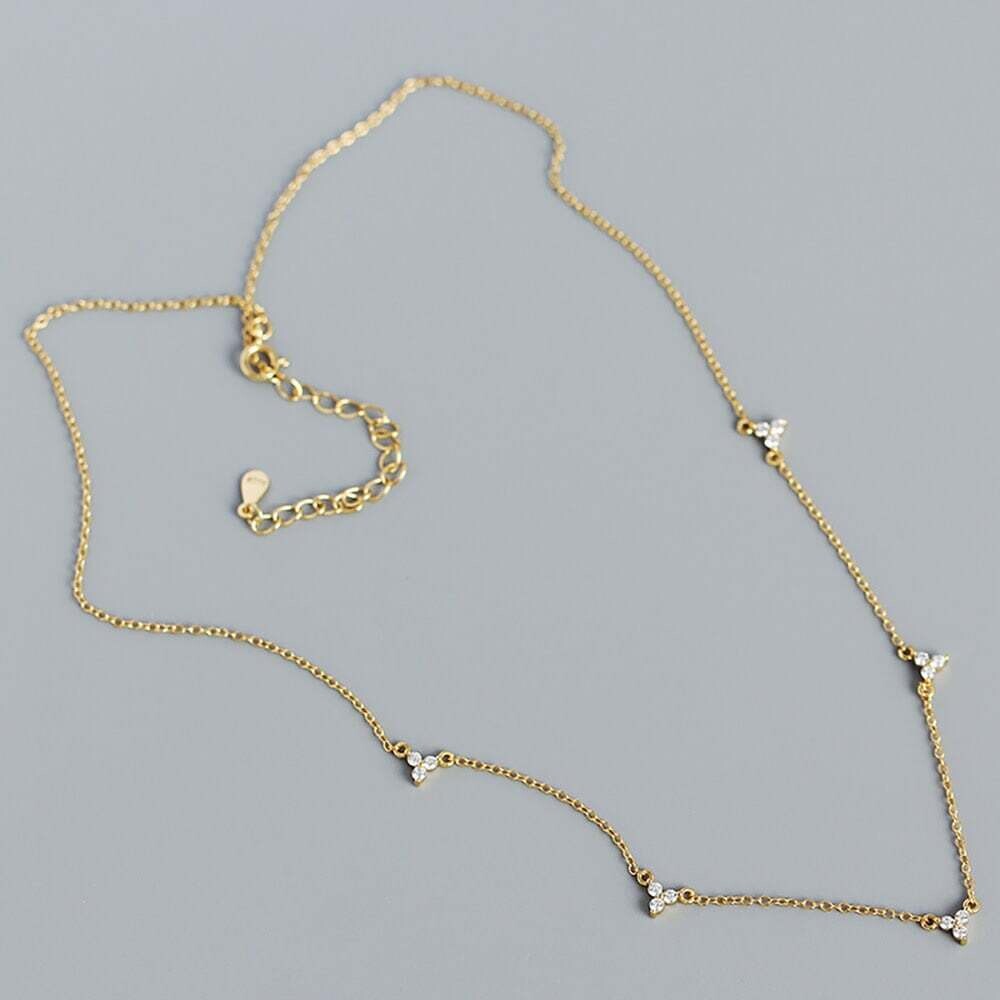 Necklace S925 18K Gold Plated 18”