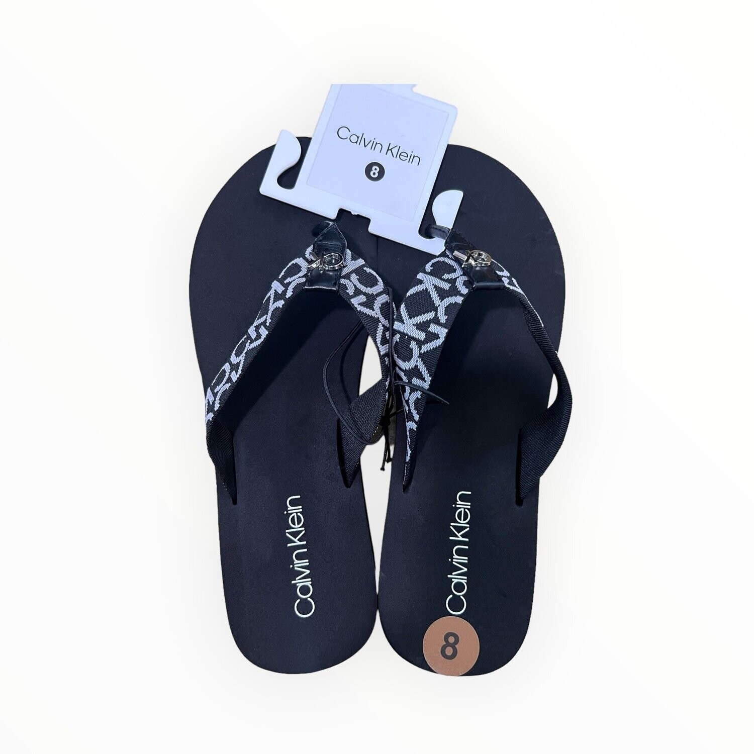 Calvin Klein Slippers, Color: Black, Size: 7