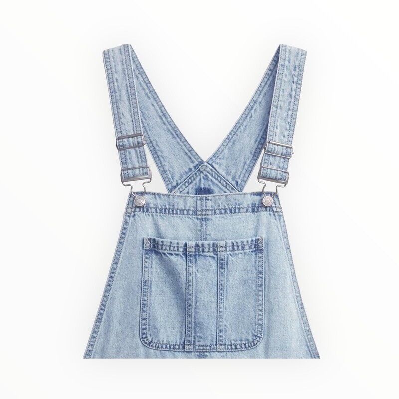 Gap Distressed Denim Shortalls
