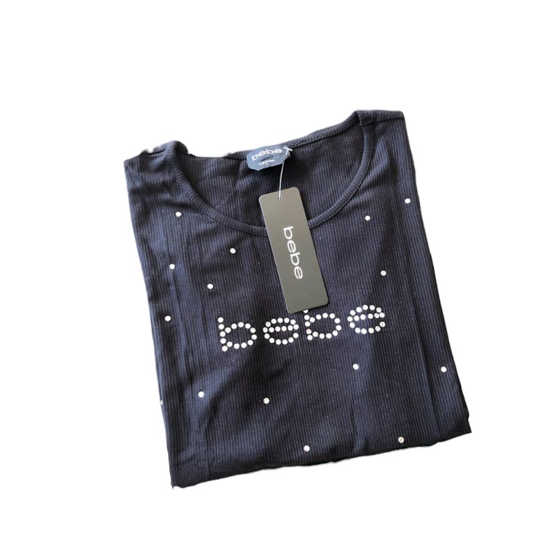 Bebe Tee with Rhinestone