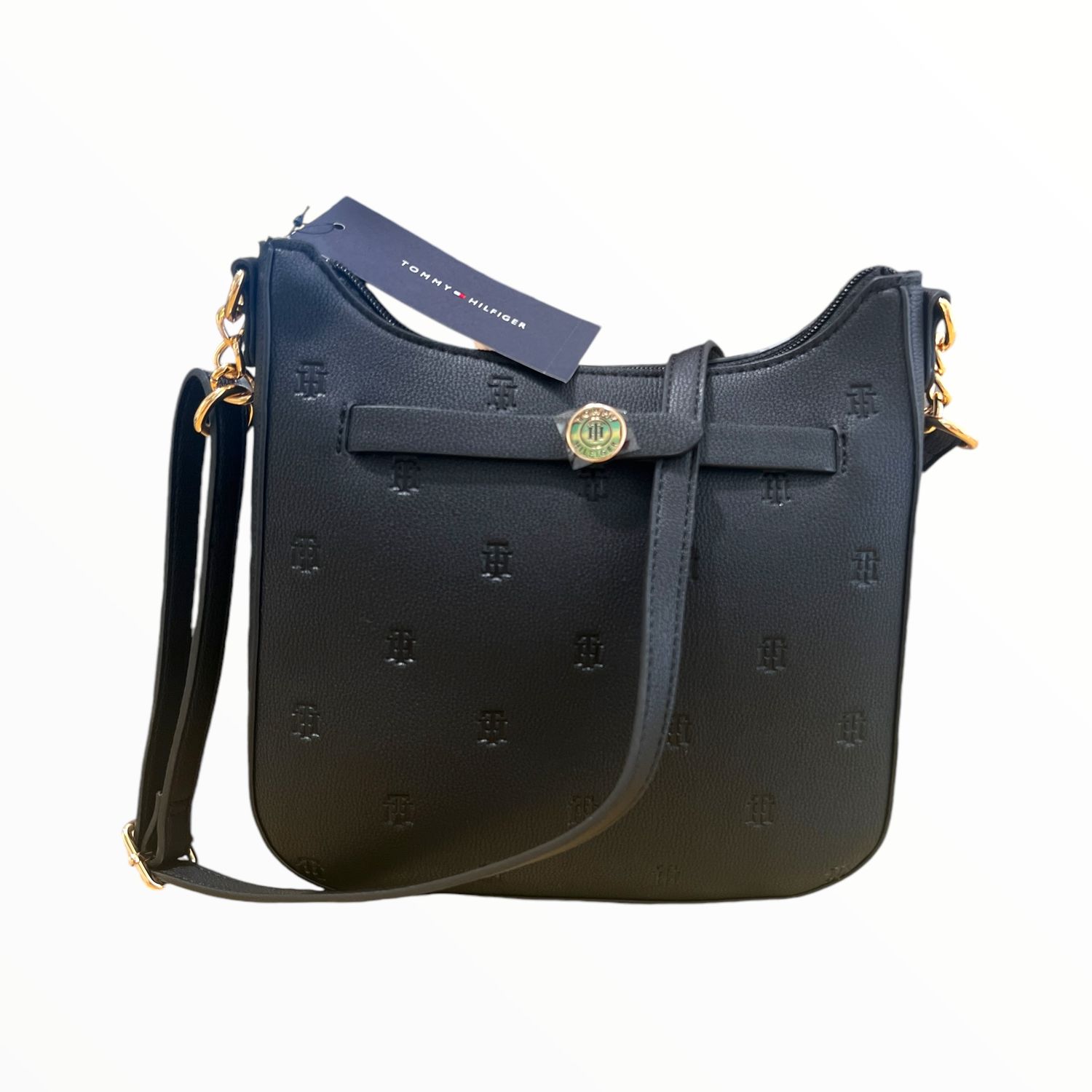 Tommy Hilfiger Crossbody Leather Top Zip