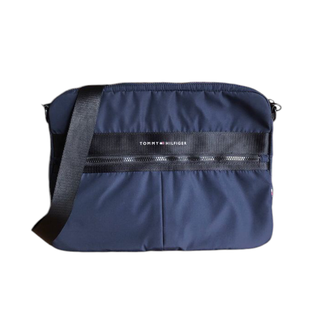 Tommy Hilfiger Kayden Messenger Laptop Sleeve with Strap Nylon