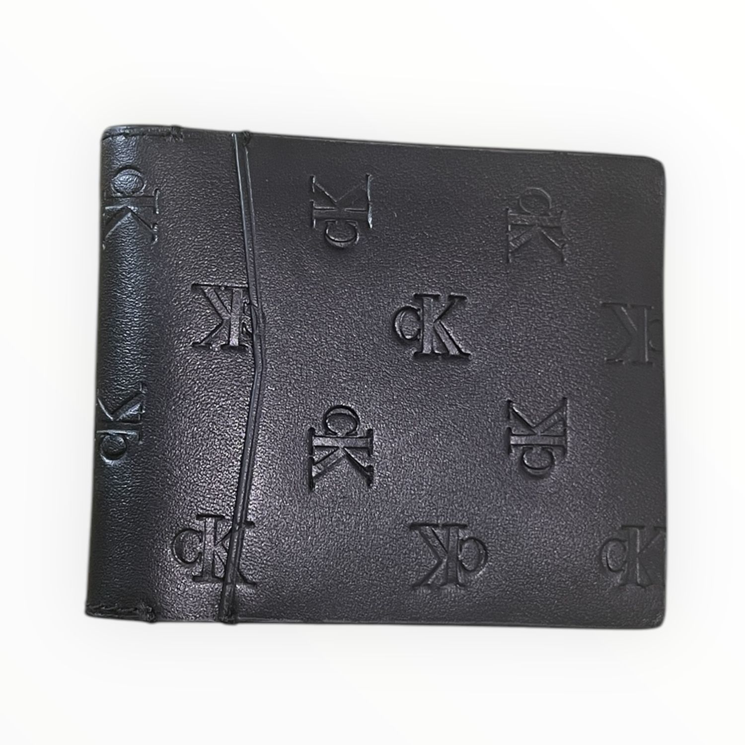 Calvin Klein Billfold Leather with Embossed Logo 
