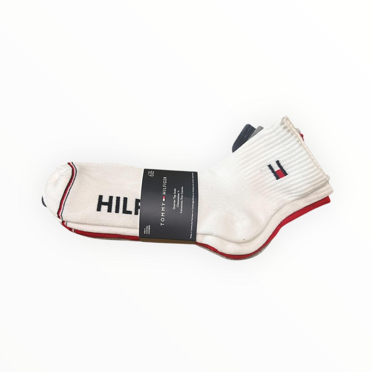 Tommy Hilfiger Socks Sport Qtr 6-Pairs