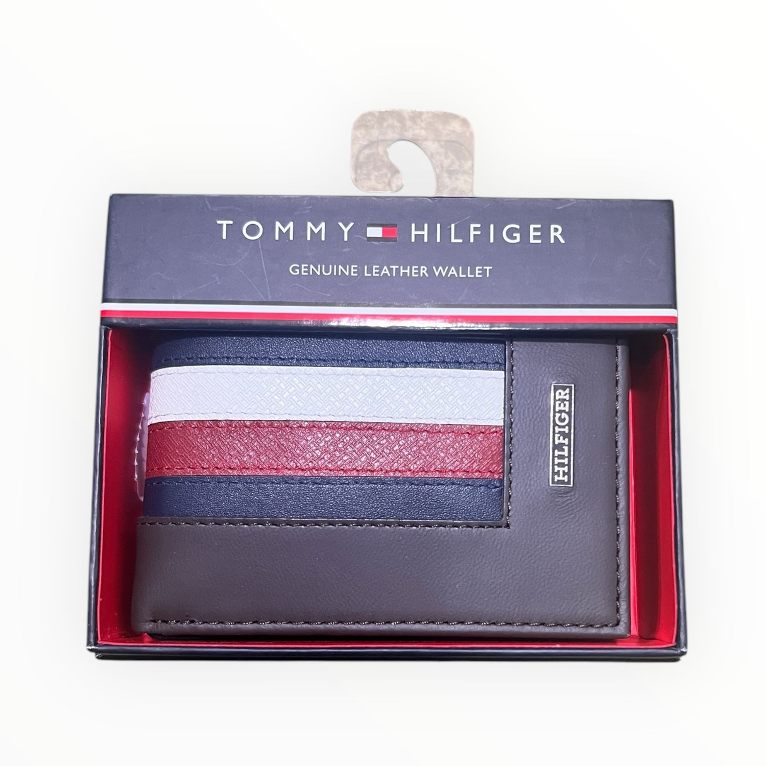 Tommy Hilfiger Billfold Stripe Texture Flag 