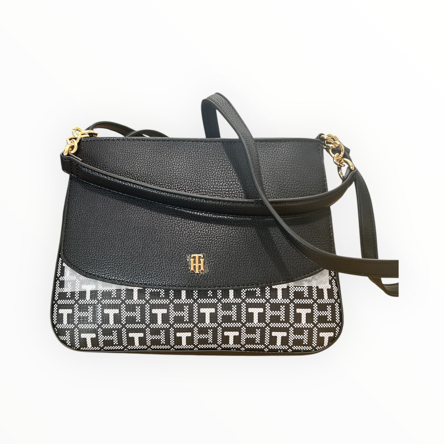 Tommy Hilfiger Handbag Crossbody Leather / Canvas 