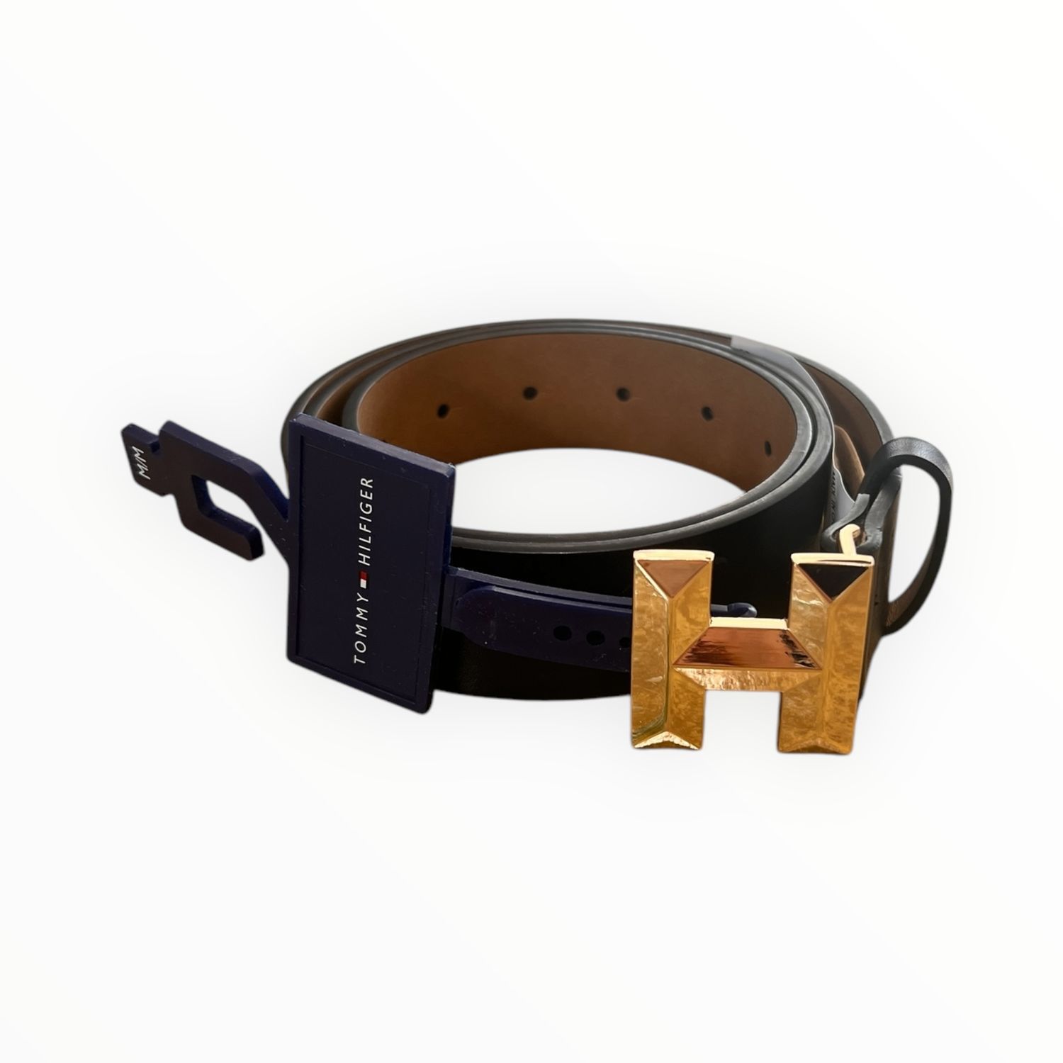 Tommy Hilfiger “H” Leather Belt