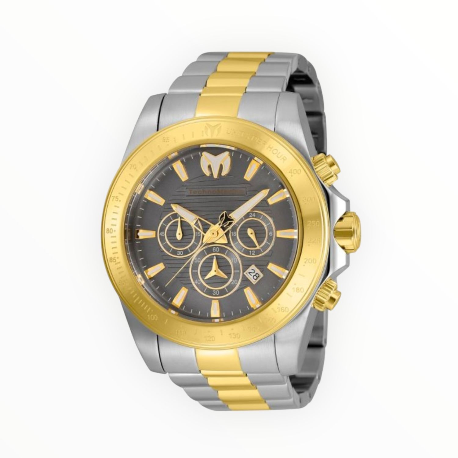 TechnoMarine Manta Grand Men’s Watch 47mm Steel Gold