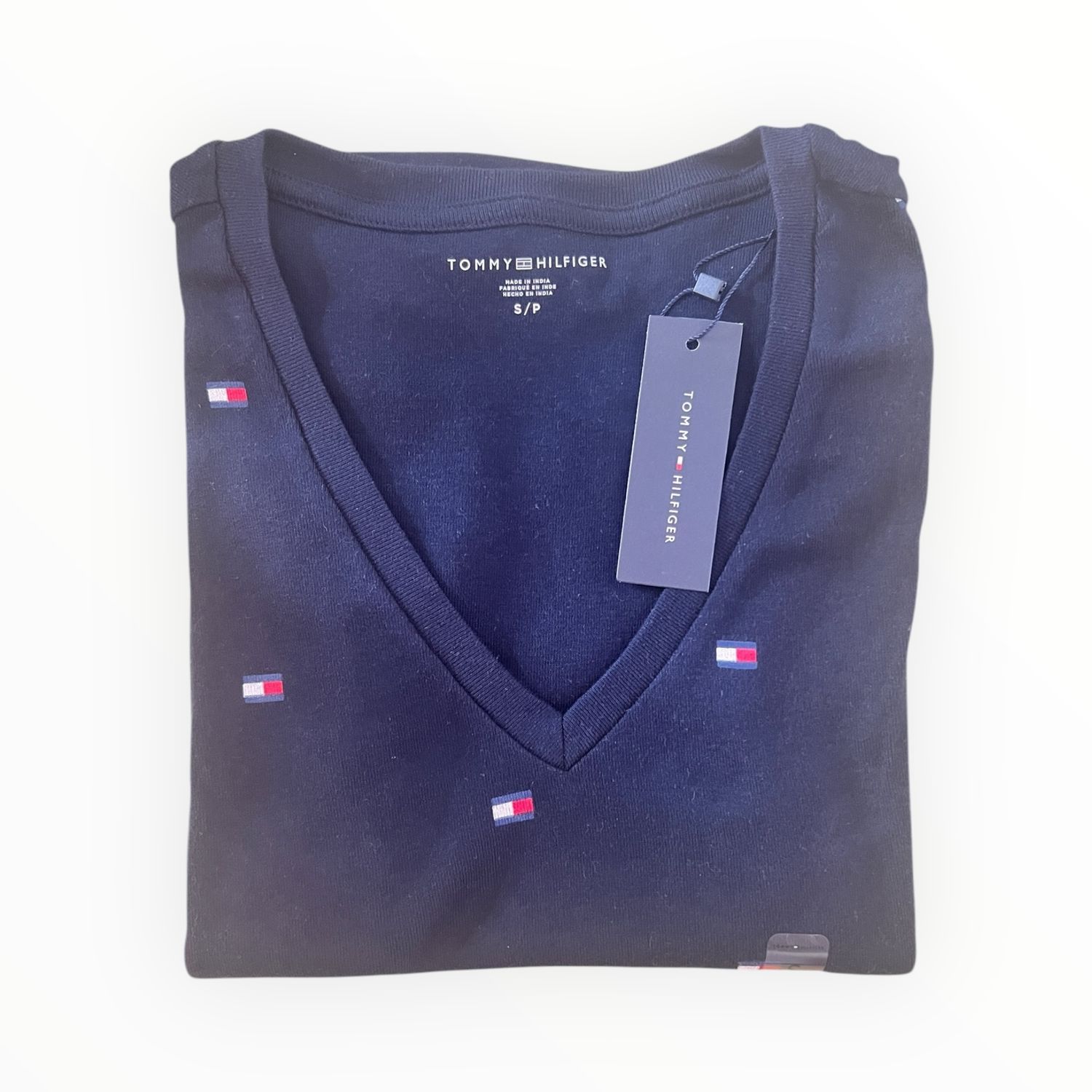 Tommy Hilfiger Printed Flag Fav Tee V-Neck