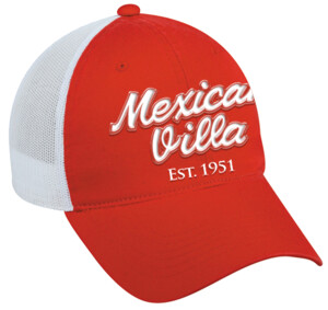 Mexican Villa Hat - Red