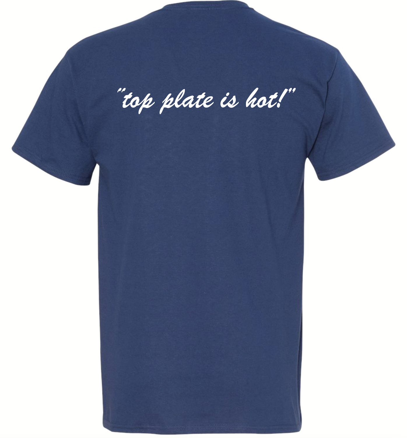 T-Shirt Top Plate is Hot Admiral