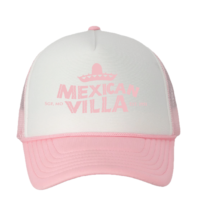 Hat-Sombrero Pink Trucker