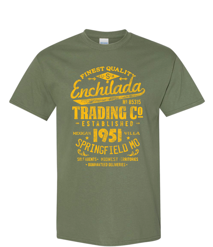 T-Shirt Mexican Villa Finest Quality Military Green