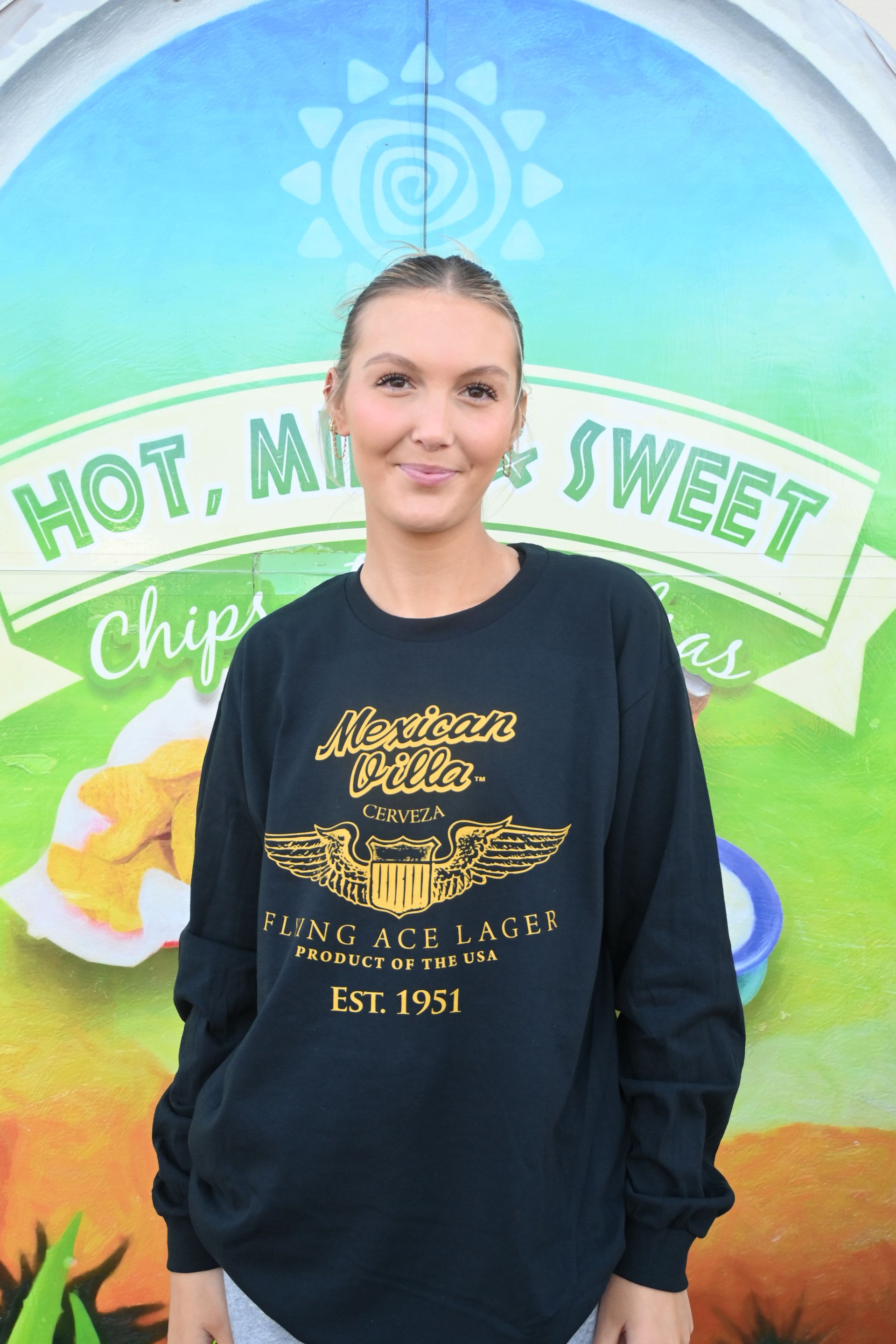 Flying Ace Long sleeve- Black and Gold