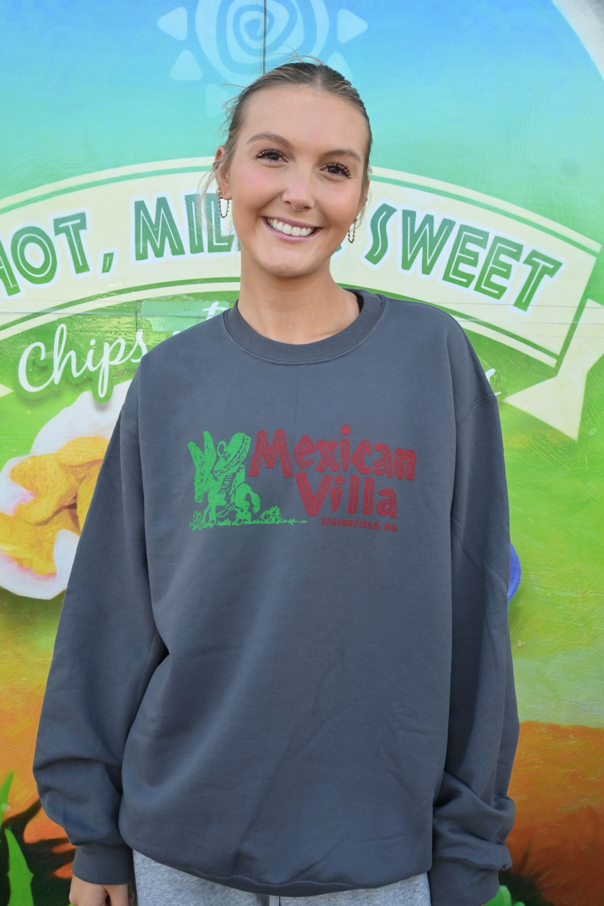 Sweatshirt- Vintage Throwback Charcoal