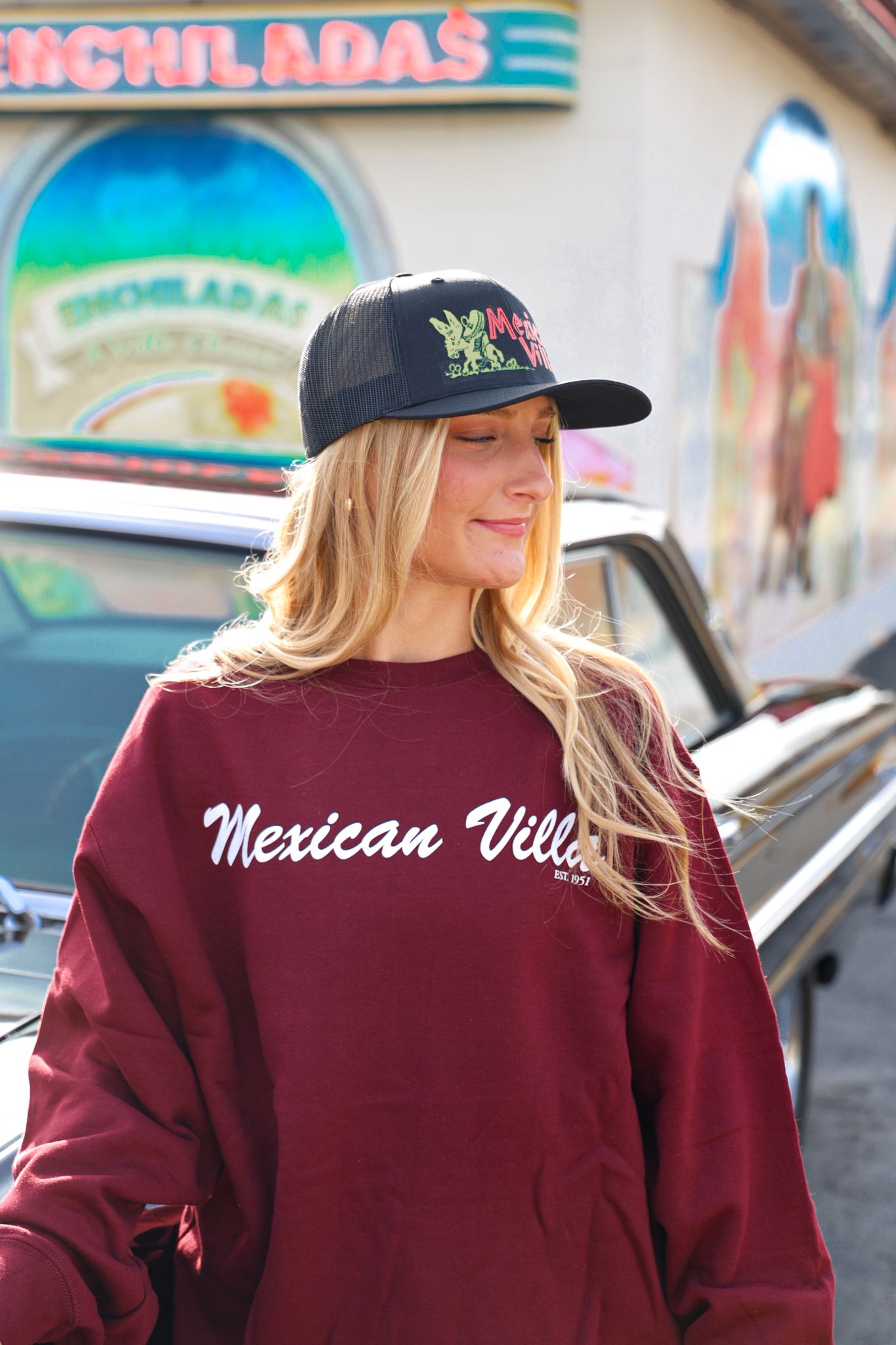 Hat- Mexican Villa Donkey- Black