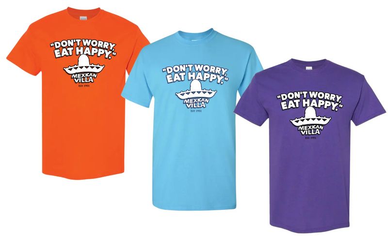T-Shirt Don't Worry Eat Happy
