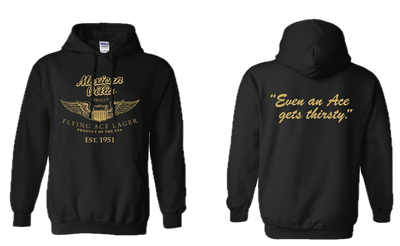 Hoodie-Black- Flying Ace