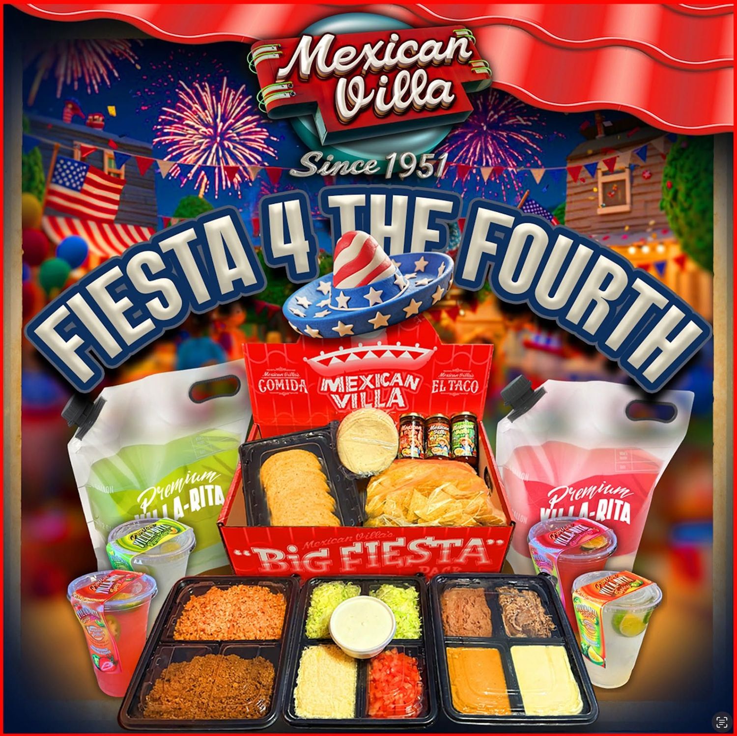 4th of July Big Fiesta Packs