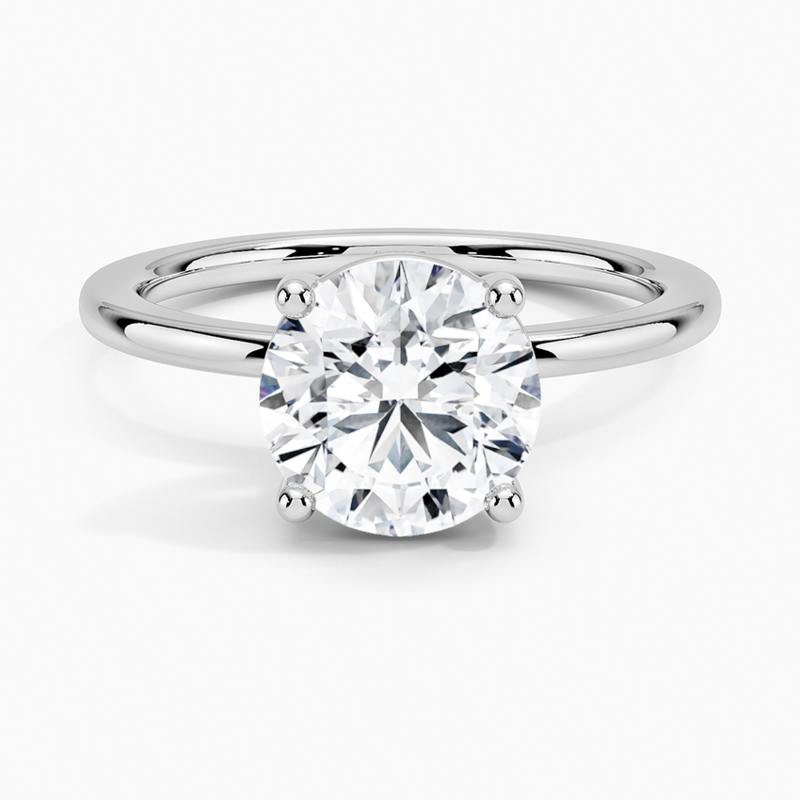 1.50CT Round Brilliant Lab Grown Diamond Solitaire Engagement Ring