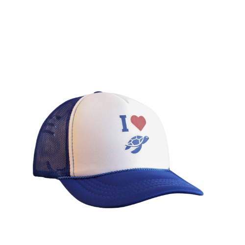 Youth Girls Trucker Hat -Royal/White