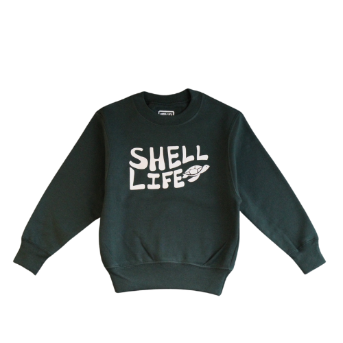 Youth Boys Crewneck Sweatshirt - Dark Green