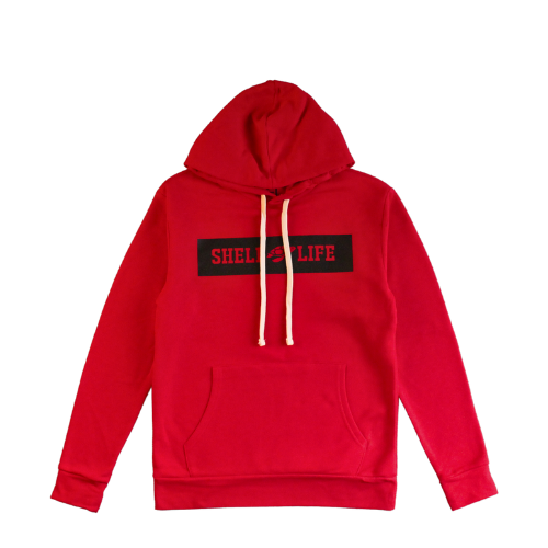 Unisex Santa Cruz Pullover Hoodie - Red