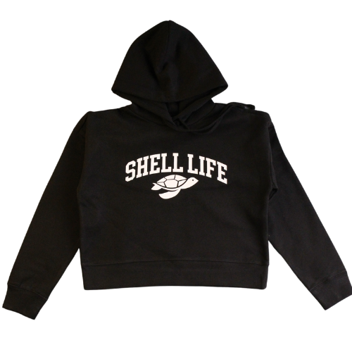 Women Fleece Hoodie - Black