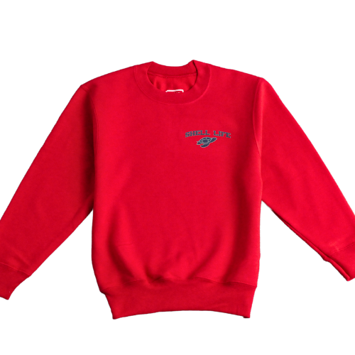 Youth Heavy Blend Crewneck Sweatshirt - Red