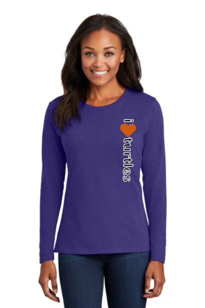 I Heart Turtles Long Sleeve Tee