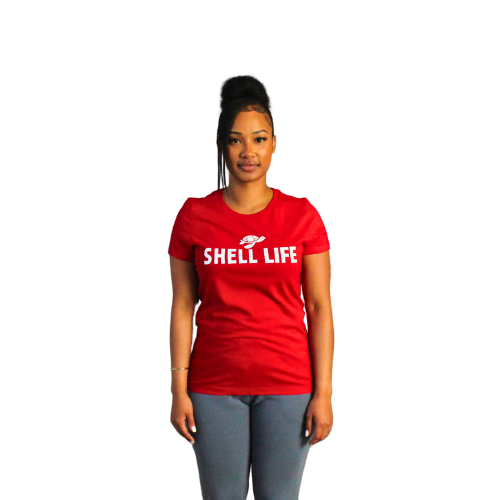 Women Classic Fit Tee - Red