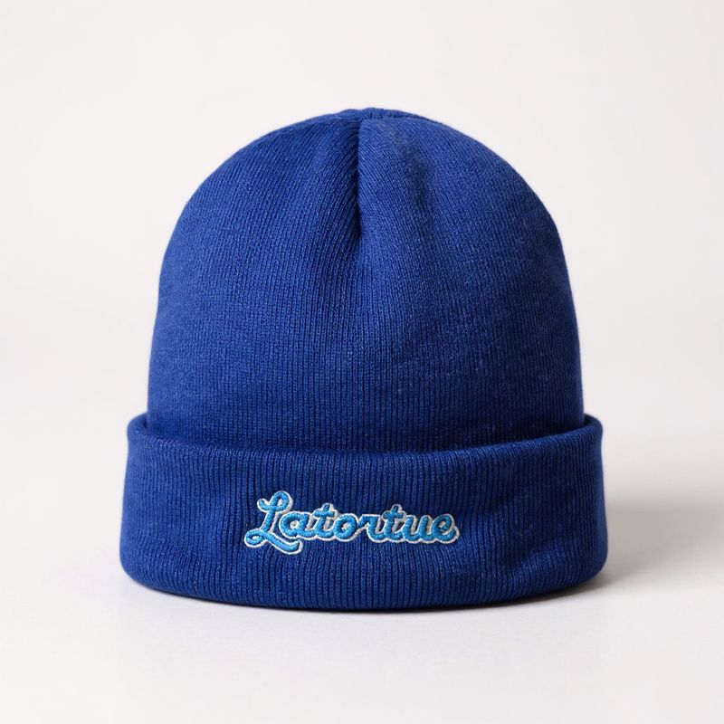 Signature Embroidered Knit Beanie