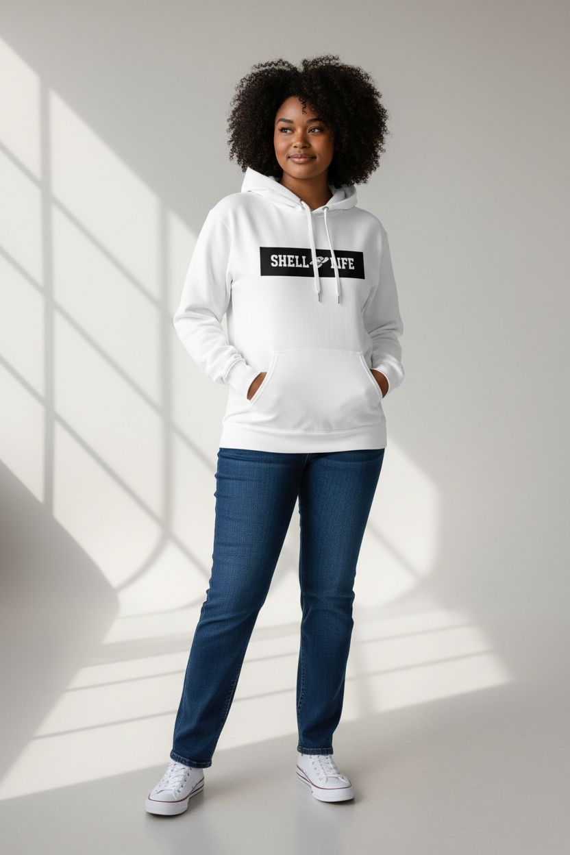 Unisex Santa Cruz Pullover Hoodie - White