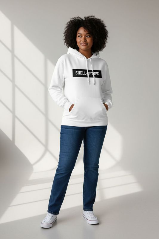Unisex Santa Cruz Pullover Hoodie - White
