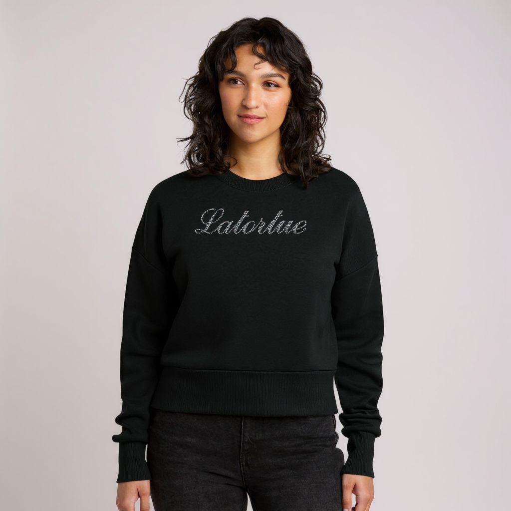 Rhinestone Crewneck Sweater