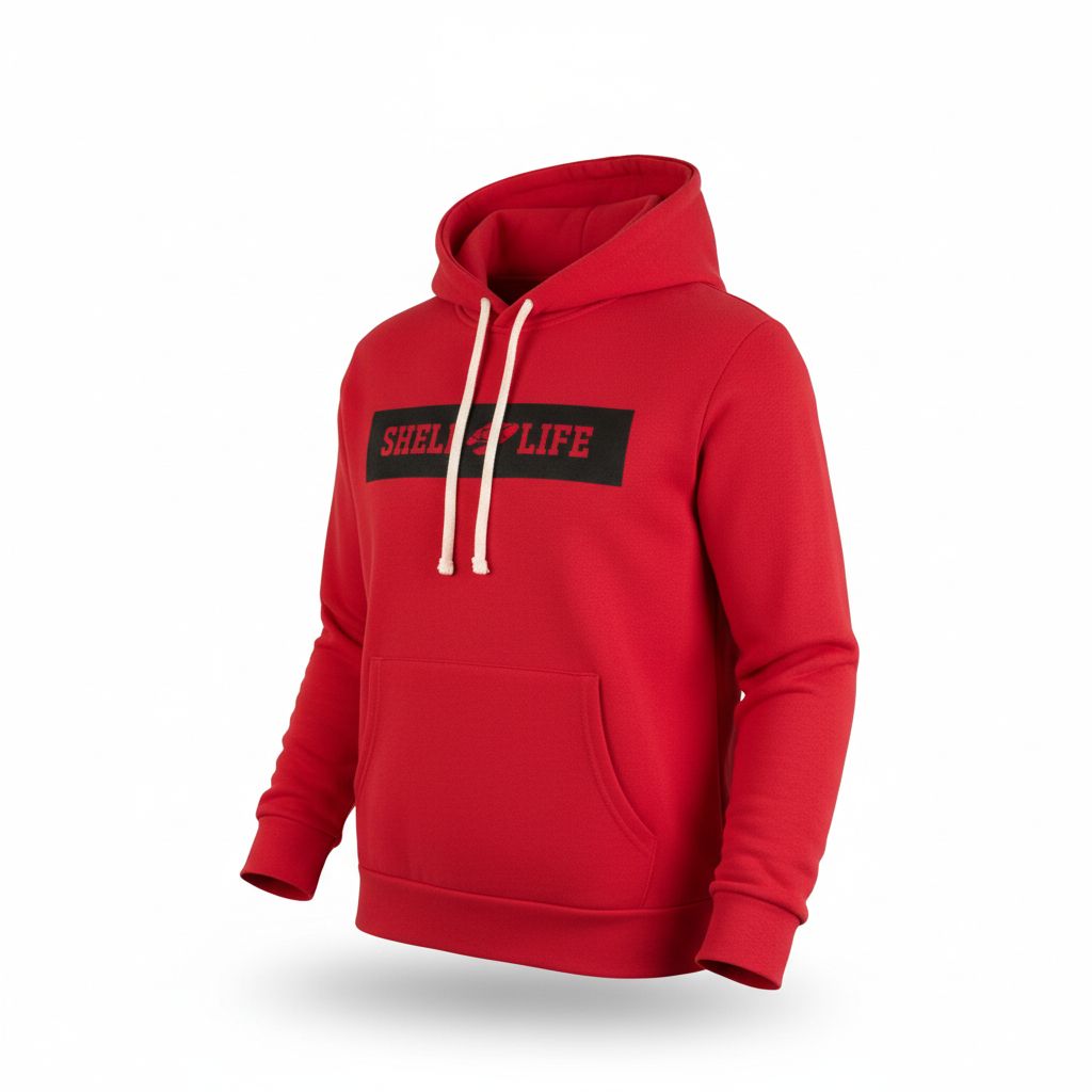 Unisex Santa Cruz Pullover Hoodie - Red Unisex Santa Cruz Pullover Hoodie - Red