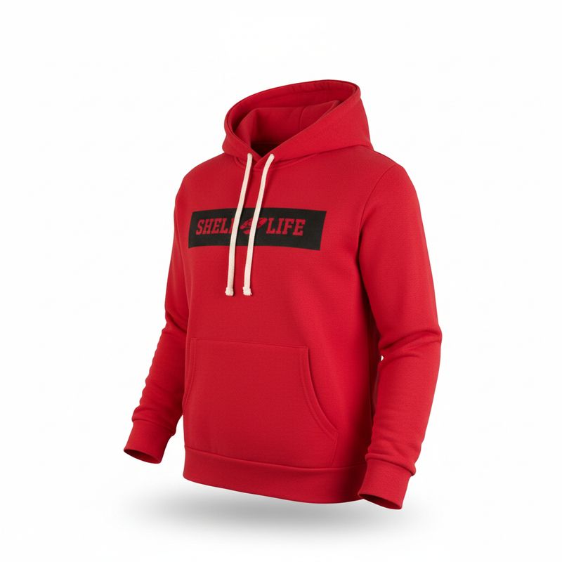 Unisex Santa Cruz Pullover Hoodie - Red