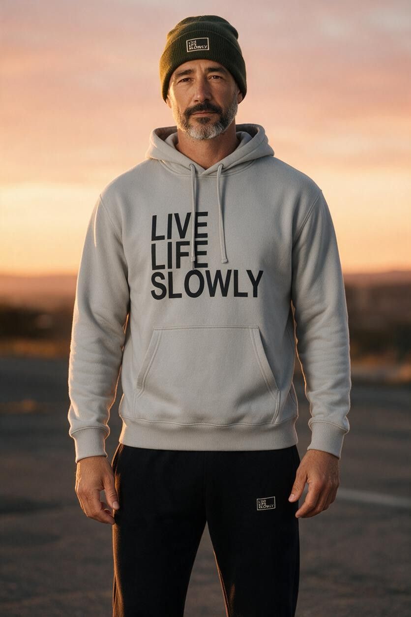 Live Life Slowly Grey Live Life Slowly Grey