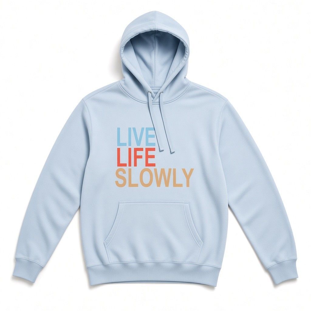 Live Life Slowly Blue Live Life Slowly Blue