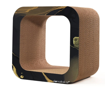 Griffoir en carton CUBE – Sombre vibes 30 cm