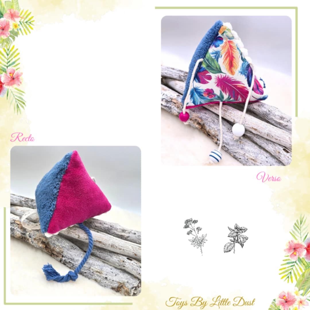 🌺Trieau (S) Jouet Interactif en Forme de Triangle ​🐾 - valeriane &amp; menthe 🌺