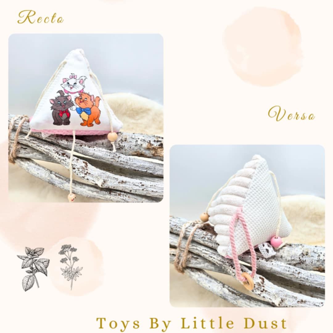 🎁 Trieau (S) Jouet Interactif en Forme de Triangle ​🐾 - valeriane &amp; menthe 🎁