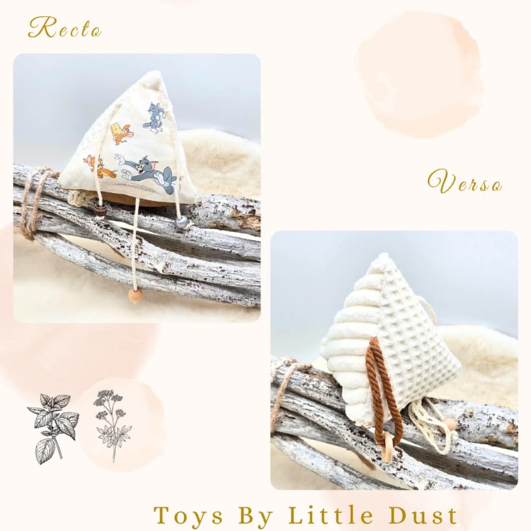 🎁 Trieau (S) Jouet Interactif en Forme de Triangle 🐾 - valeriane & menthe 🎁 🎁 Trieau (S) Jouet Interactif en Forme de Triangle 🐾 - valeriane & menthe 🎁