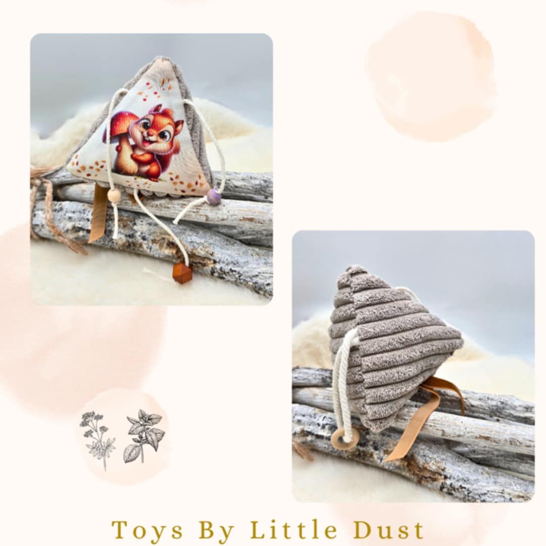 Trieau (S) Jouet Interactif en Forme de Triangle ​🐾 - valeriane &amp; menthe