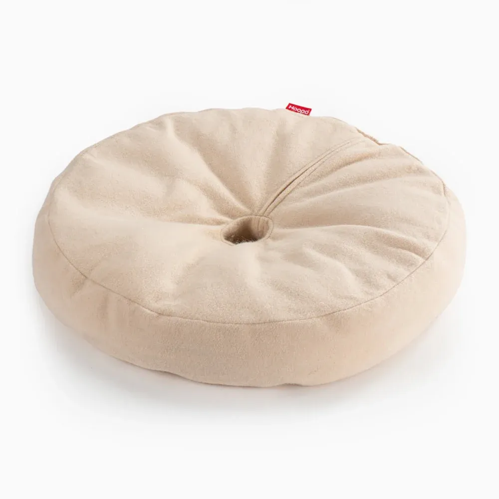 Donut Lit pour chat Beige